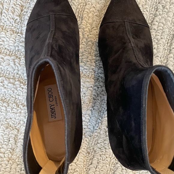 Jimmy Choo Kix 65 Sue Black 39.5 Boots - Picture 6 of 9